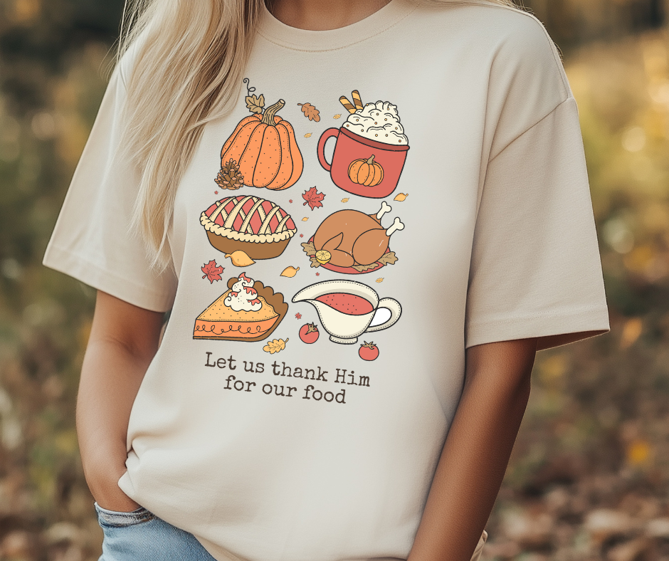 Let us thank you for our food