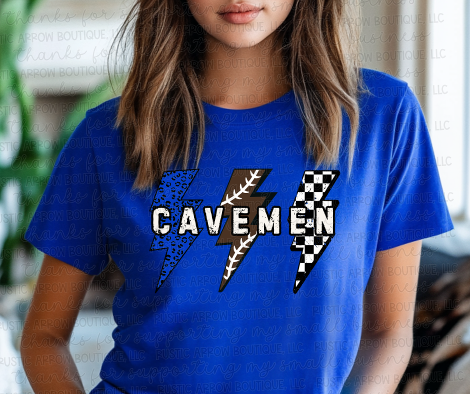 Lightening Bolts Cavemen