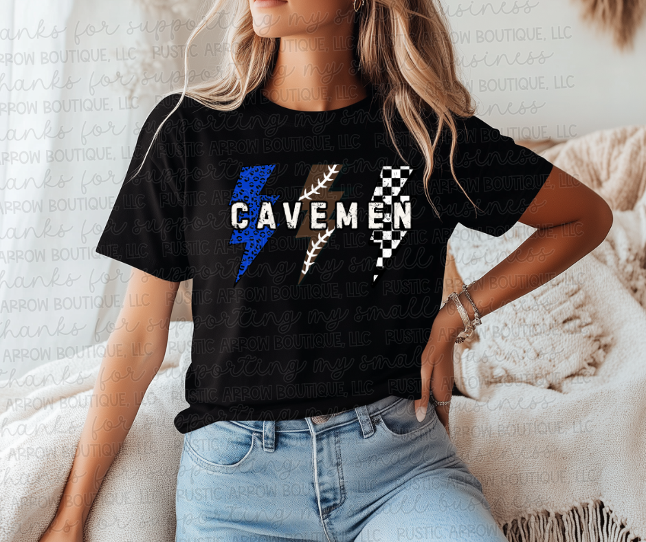 Lightening Bolts Cavemen