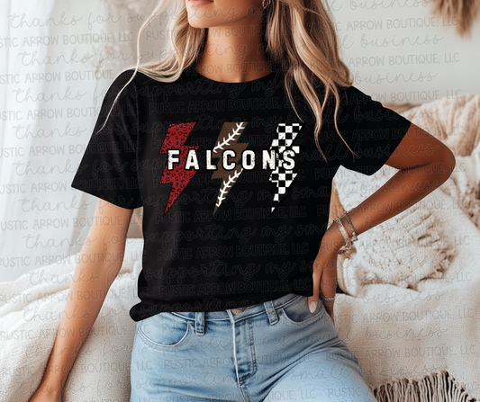 Lightening Bolts Falcons