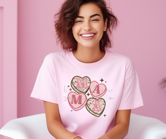Mama Floral Candy Hearts