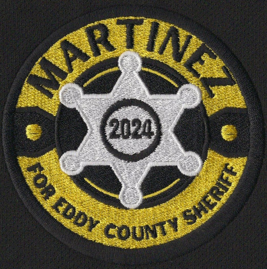 Martinez Badge up to 22,000 stitches