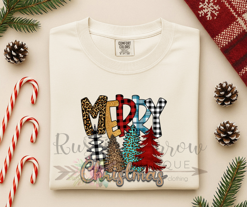 Merry Christmas Buffalo Plaid