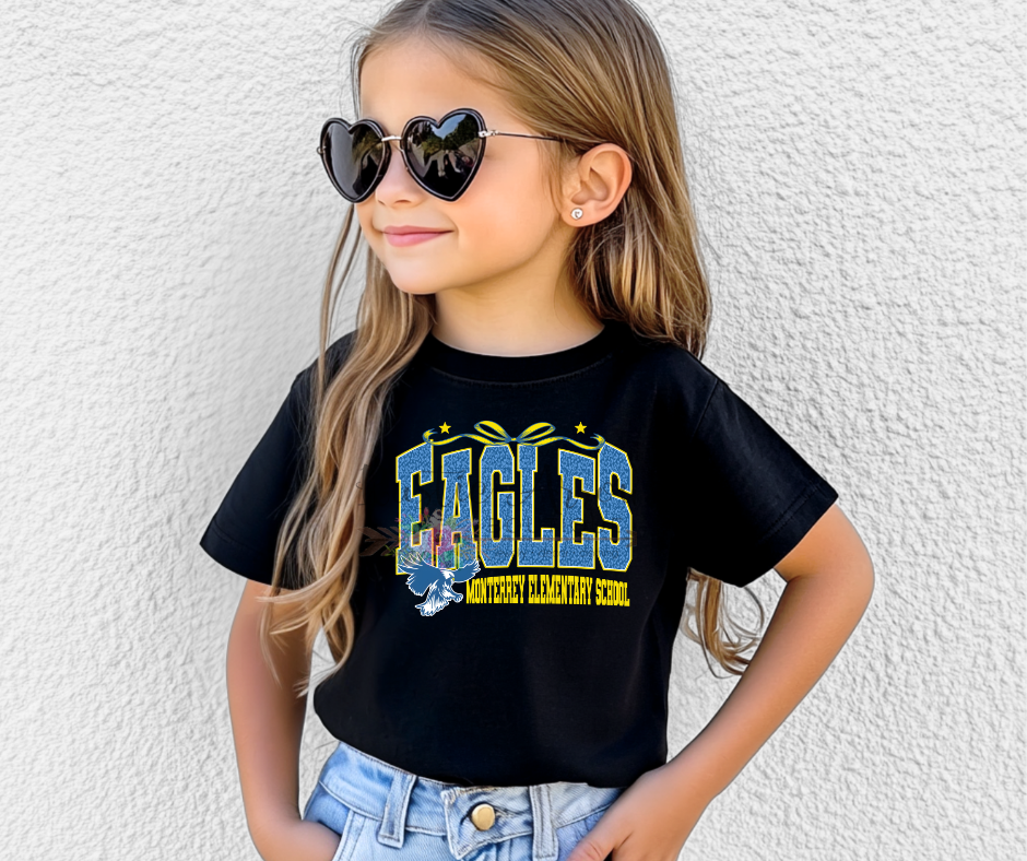 Monterrey Elementary School Eagles with Bow