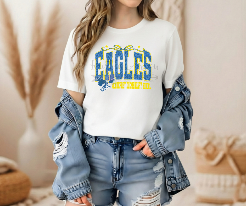 Monterrey Elementary School Eagles with Bow