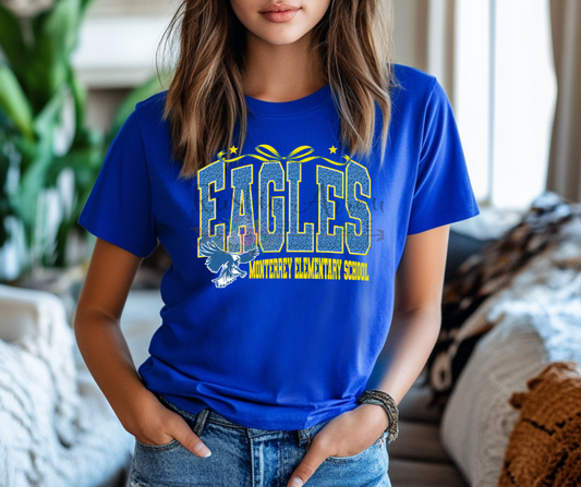Monterrey Elementary School Eagles with Bow