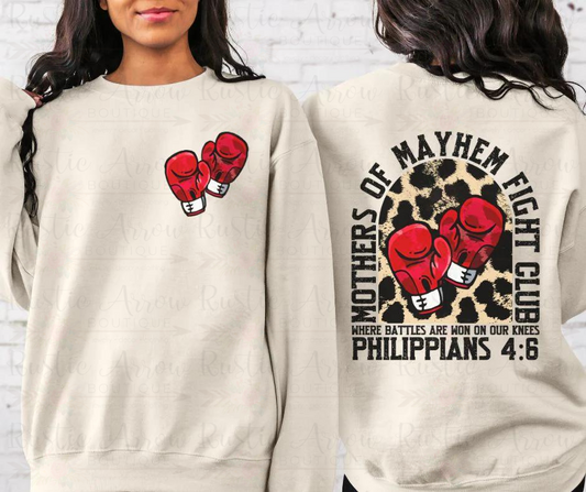 Mothers of Mayhem Fight Club-Sweatshirt