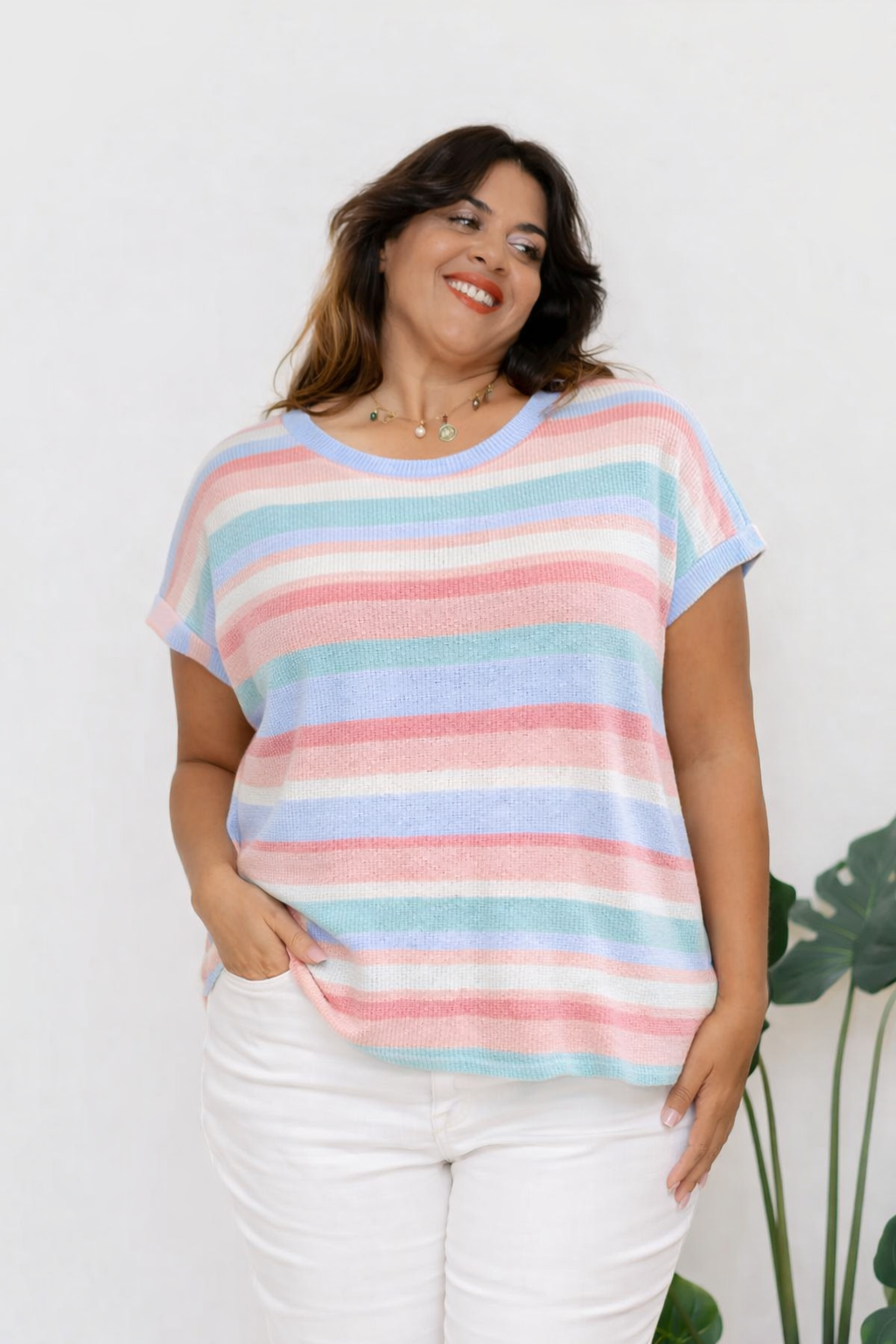 Spring Palette Stripe Tee