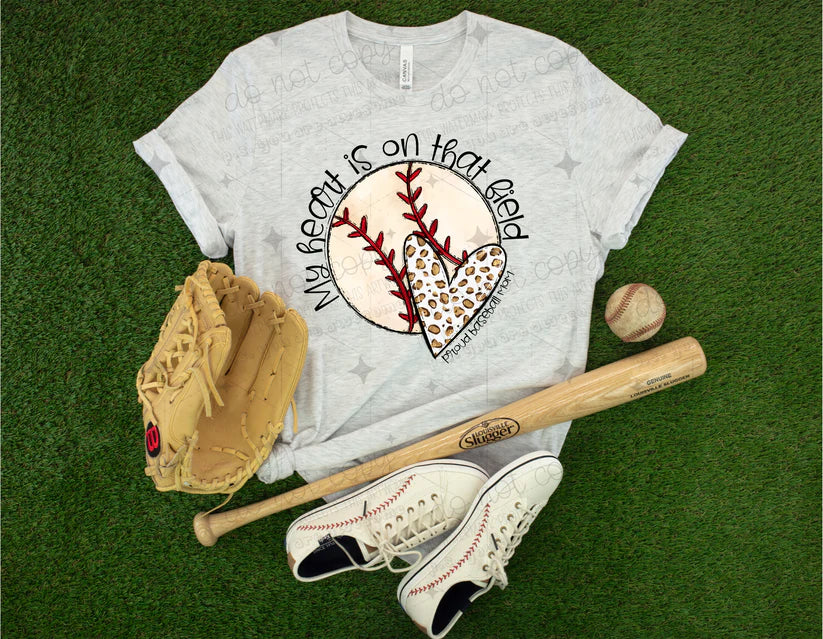 My heart is on that field- baseball