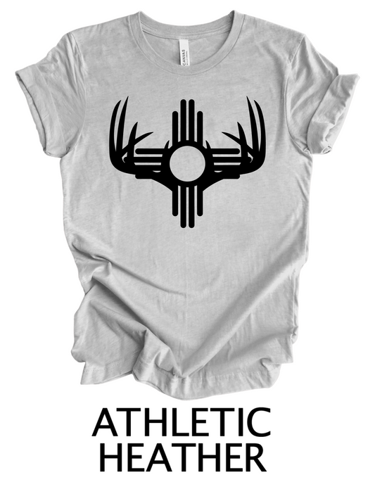 Zia Symbol with Antlers-Sweatshirt
