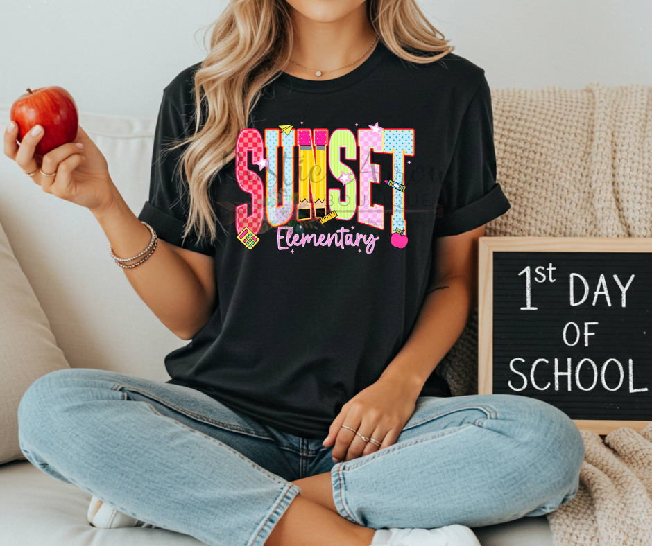 Neon Coquette Sunset