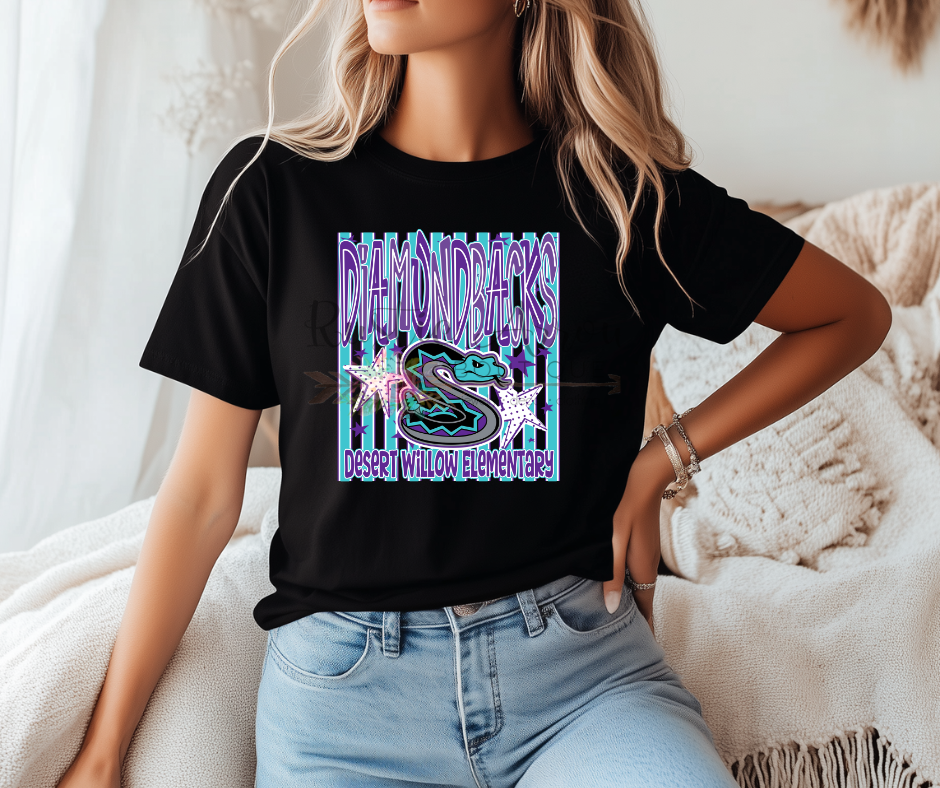 Neon Striped Desert Willow Diamondbacks