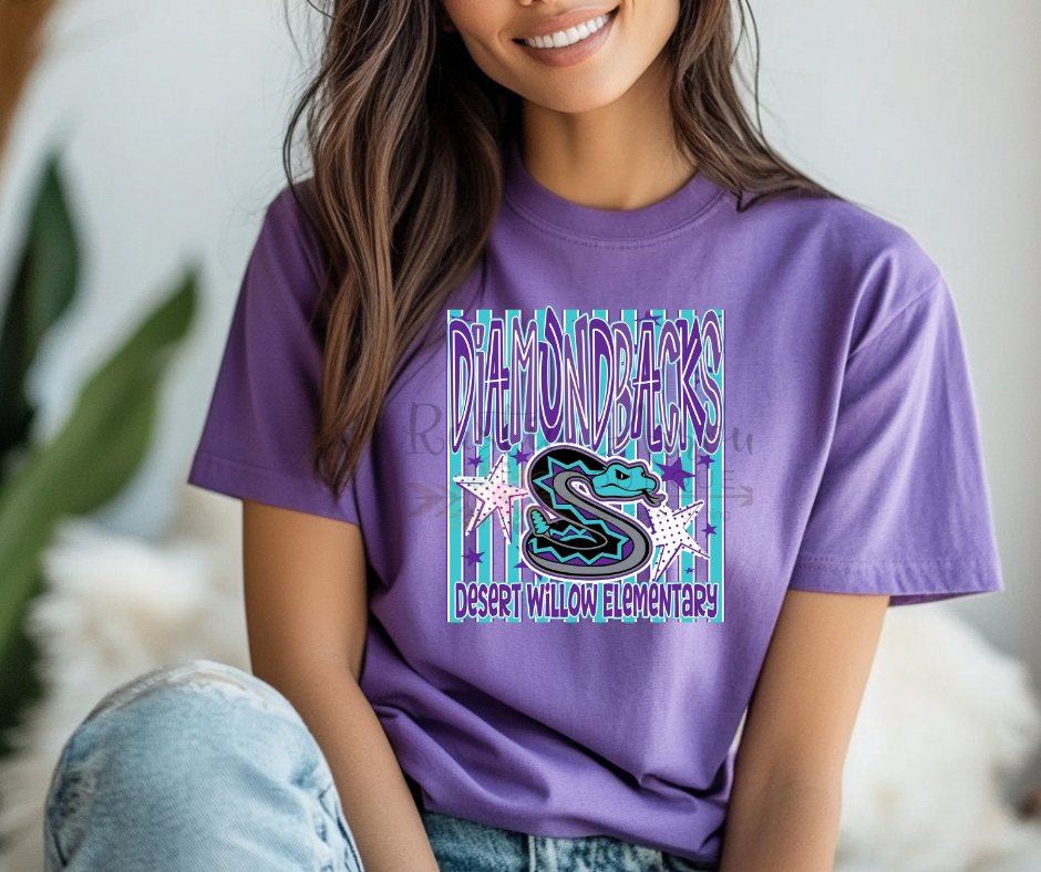 Neon Striped Desert Willow Diamondbacks