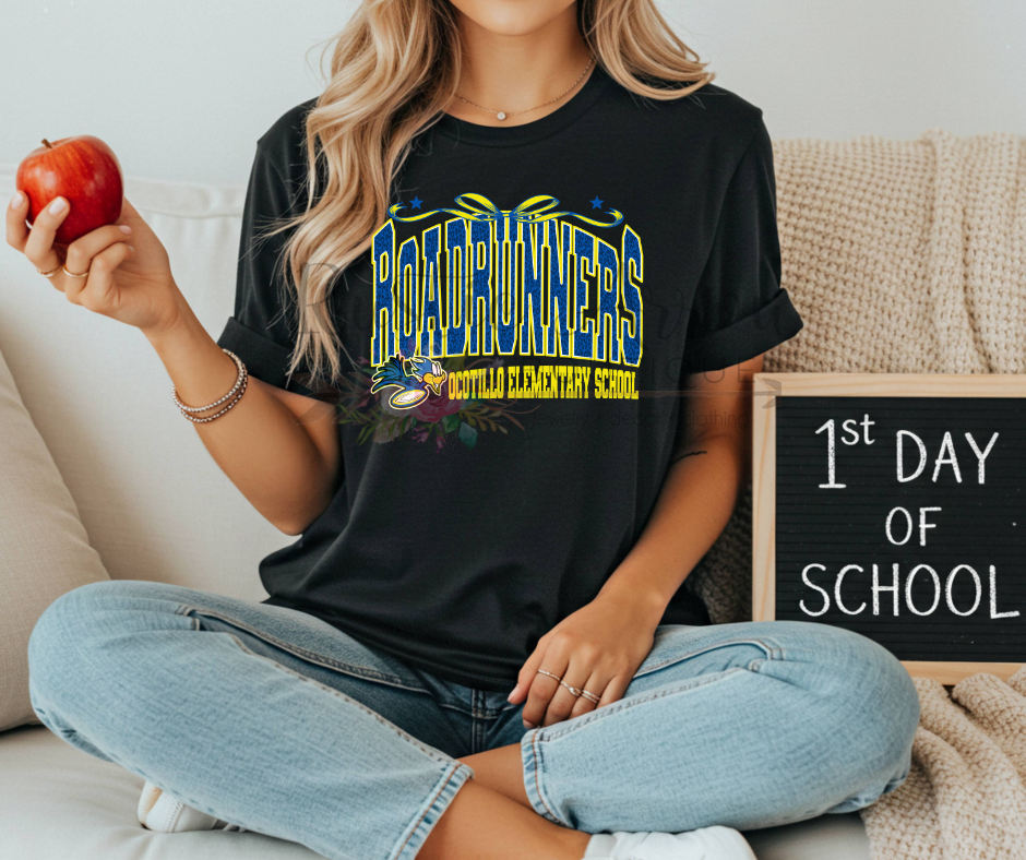 Ocotillo Elementary School Roadrunners with Bow