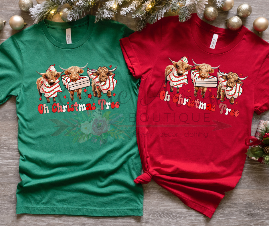 Oh Christmas Tree Cows