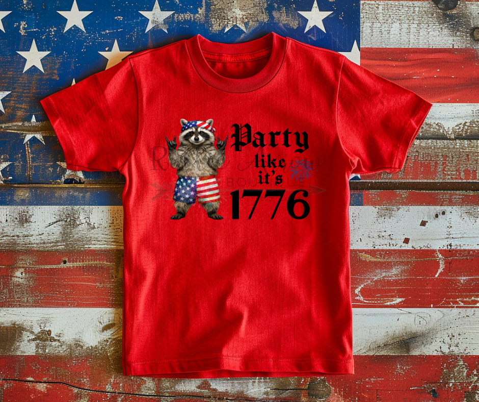 Party Like it's 1776 Raccoon