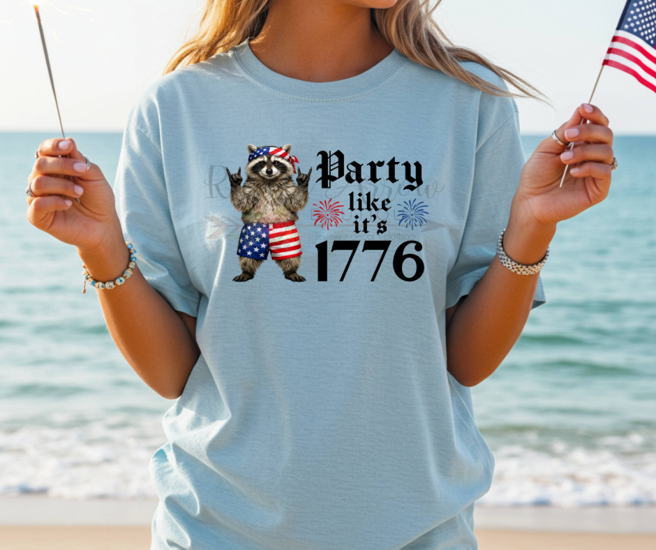 Party Like it's 1776 Raccoon