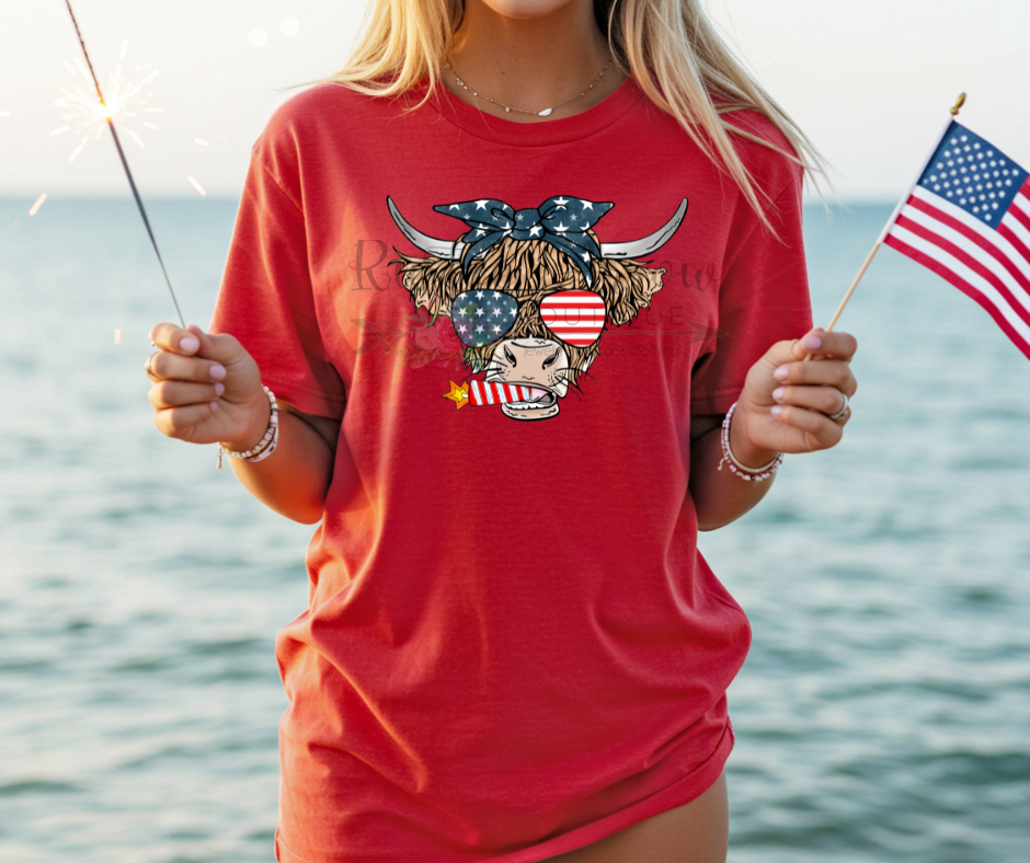 Patriotic Cow