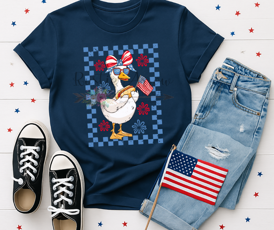 Patriotic Girl Goose
