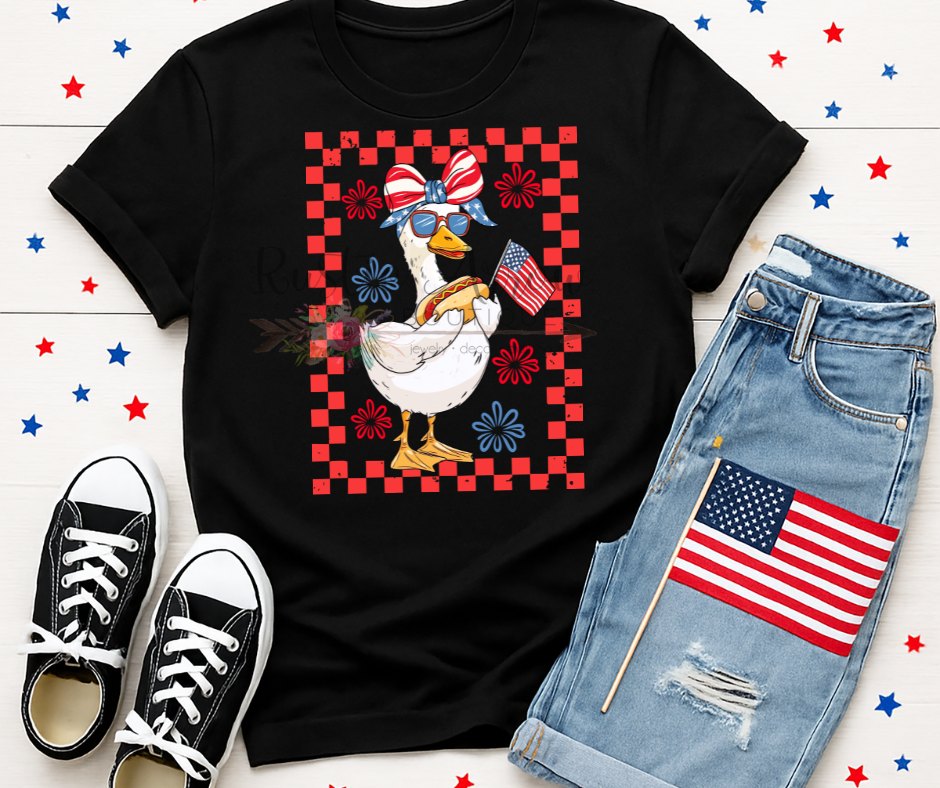 Patriotic Girl Goose
