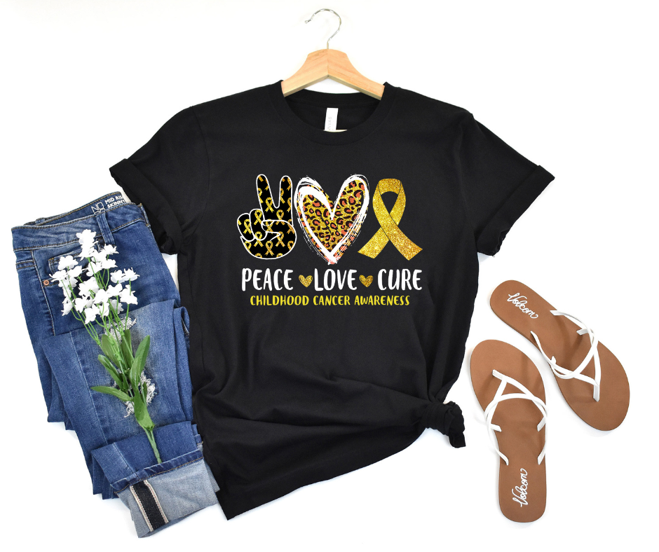Peace Love Cure Childhood Cancer