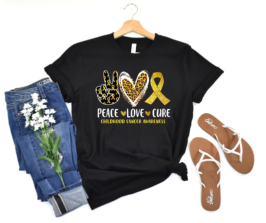 Peace Love Cure Childhood Cancer