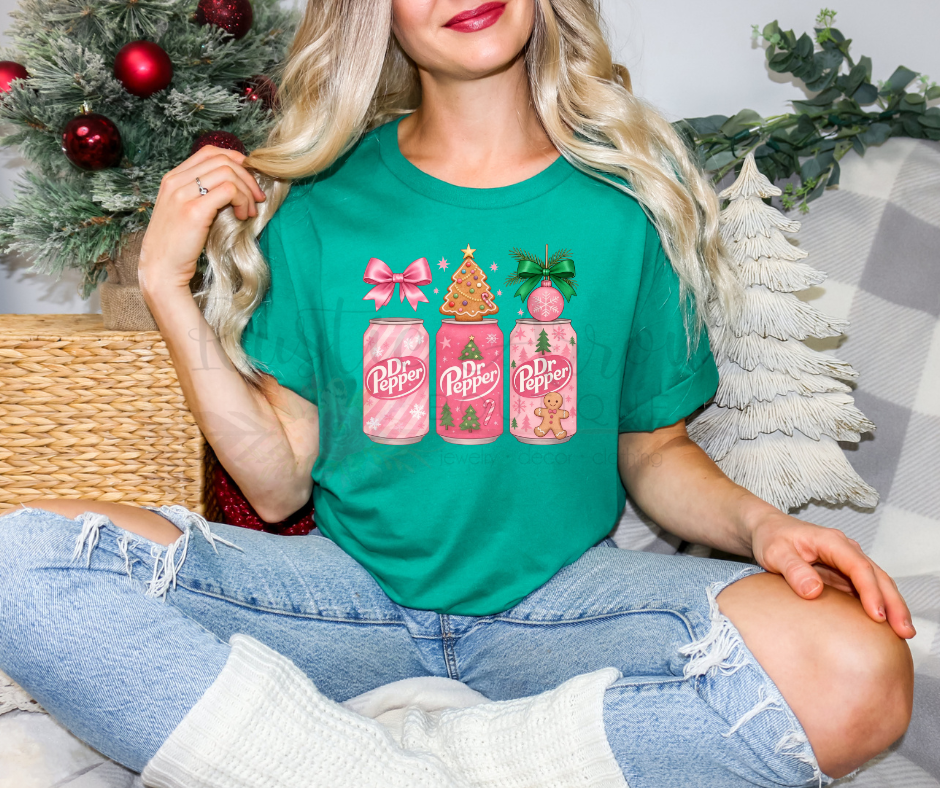 Pink Christmas Soda