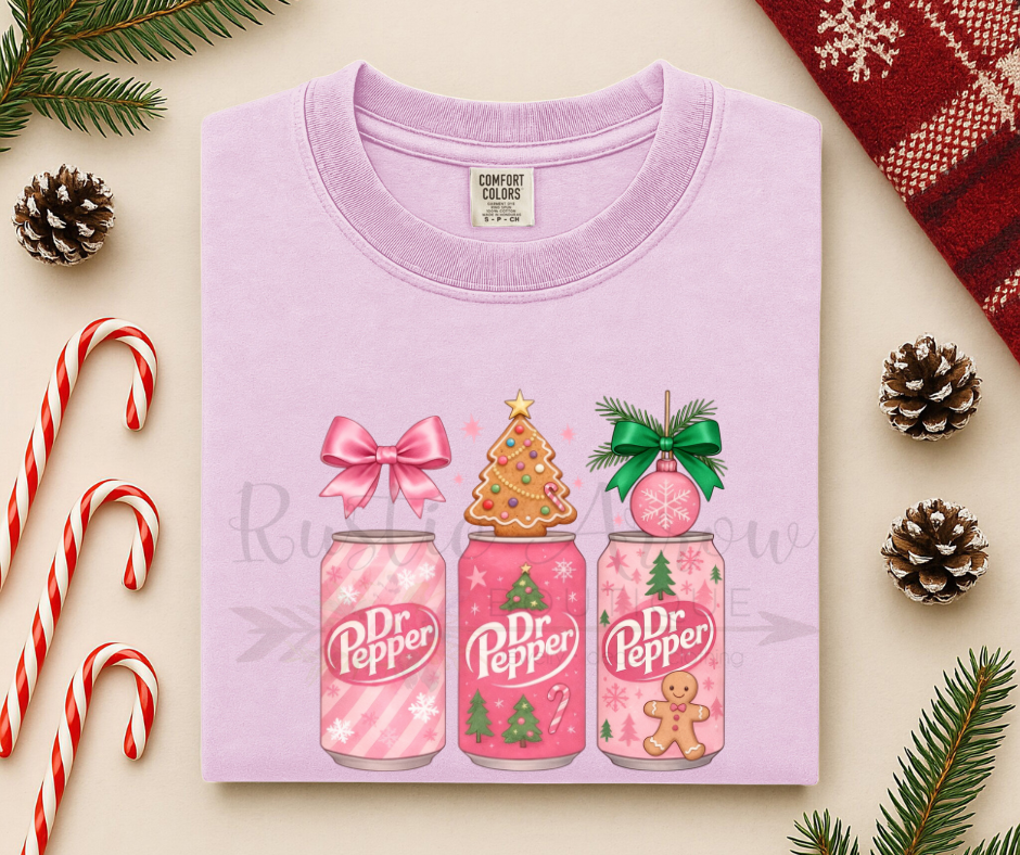Pink Christmas Soda