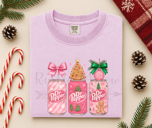 Pink Christmas Soda