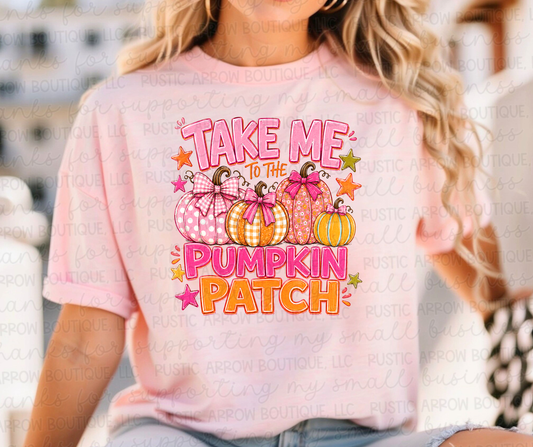 Pink Take Me to the Pumpkin Patch