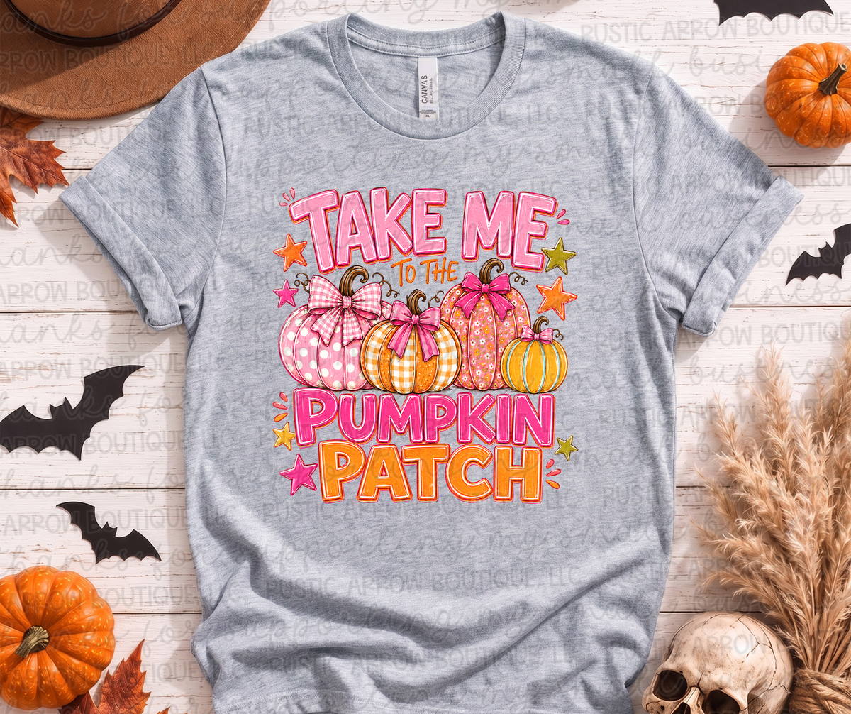 Pink Take Me to the Pumpkin Patch
