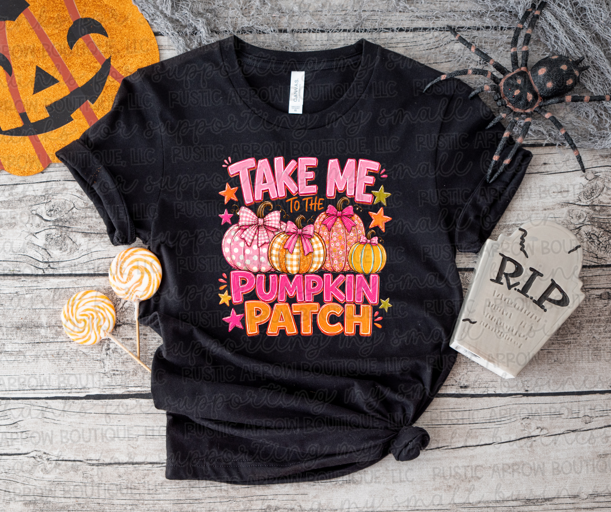 Pink Take Me to the Pumpkin Patch