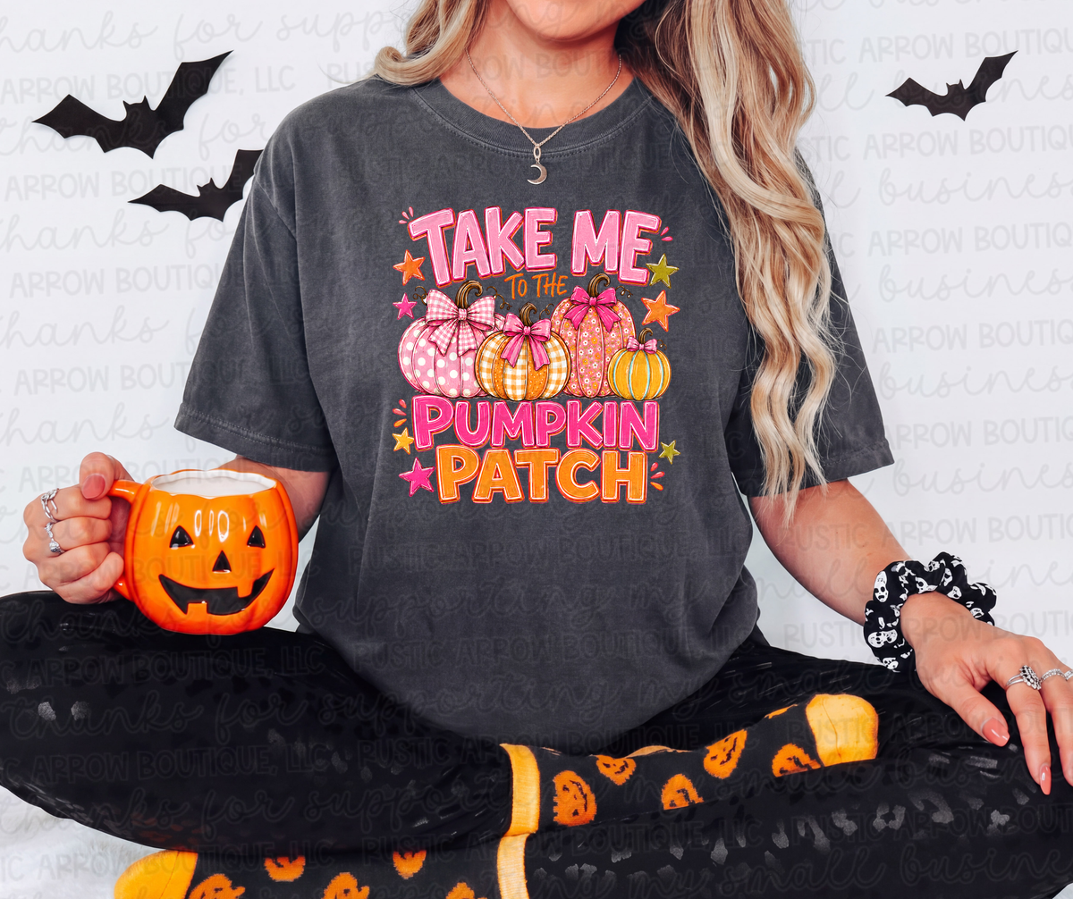 Pink Take Me to the Pumpkin Patch