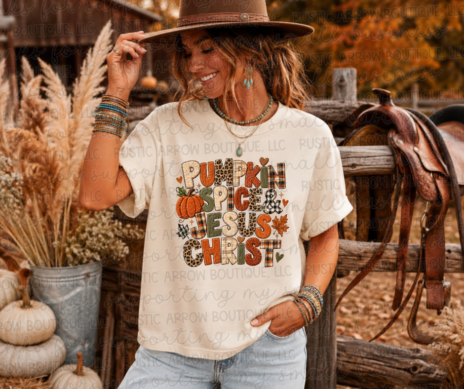Plaid Pumpkin Spice & Jesus Christ
