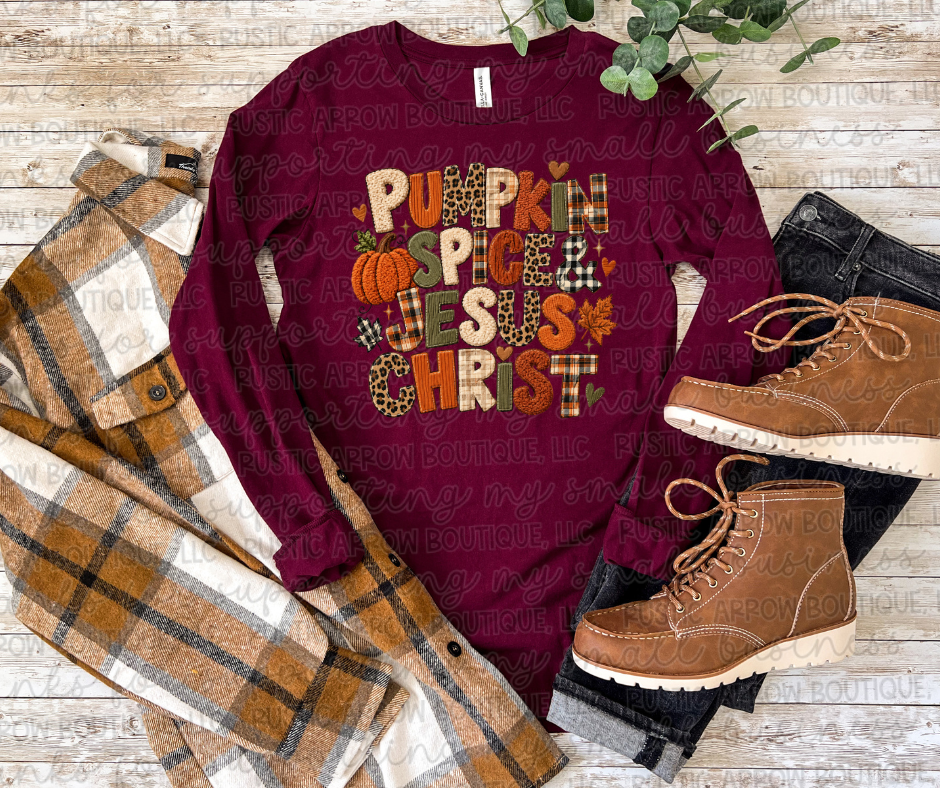 Plaid Pumpkin Spice & Jesus Christ