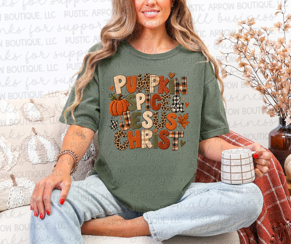Plaid Pumpkin Spice & Jesus Christ