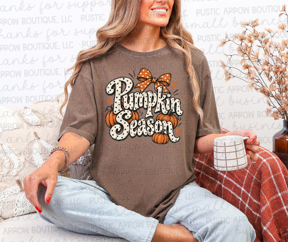 Polka Dot Pumpkin Season