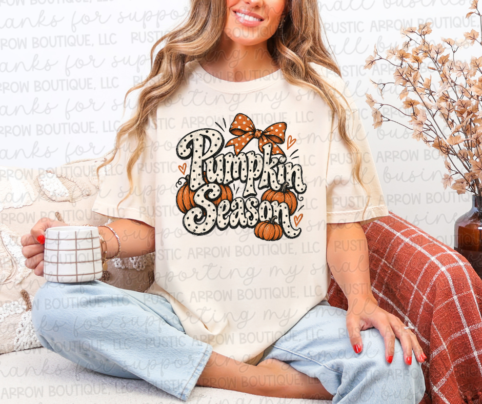 Polka Dot Pumpkin Season