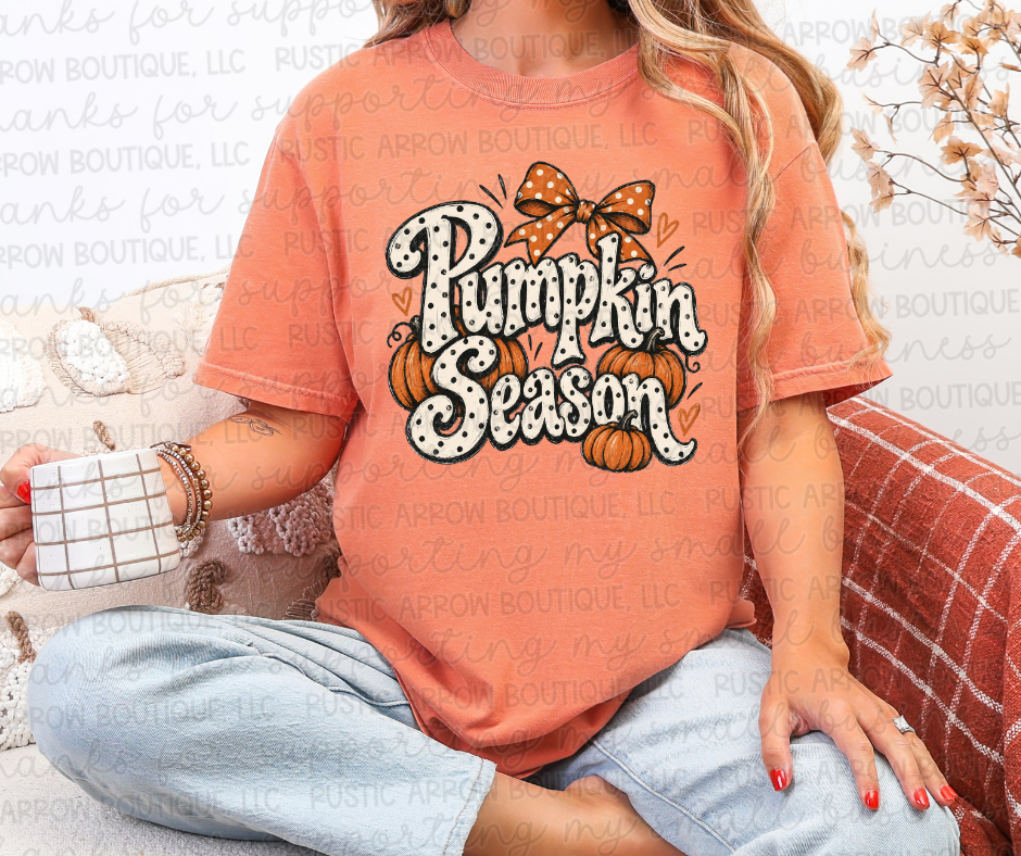 Polka Dot Pumpkin Season