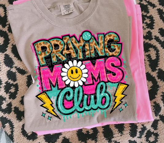 Praying moms club leopard and pink