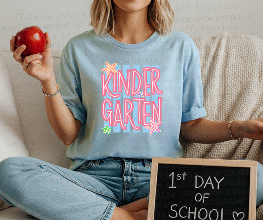 Preppy Striped Kindergarten