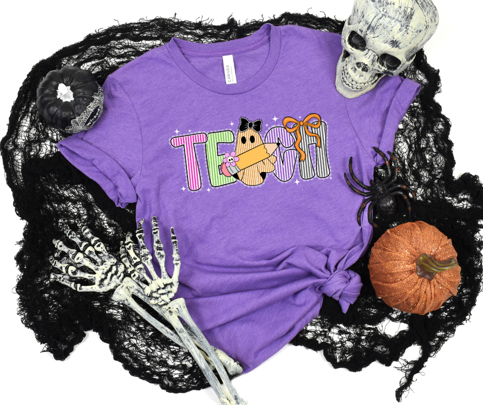 Preppy Teach Boo Ghost Coquette