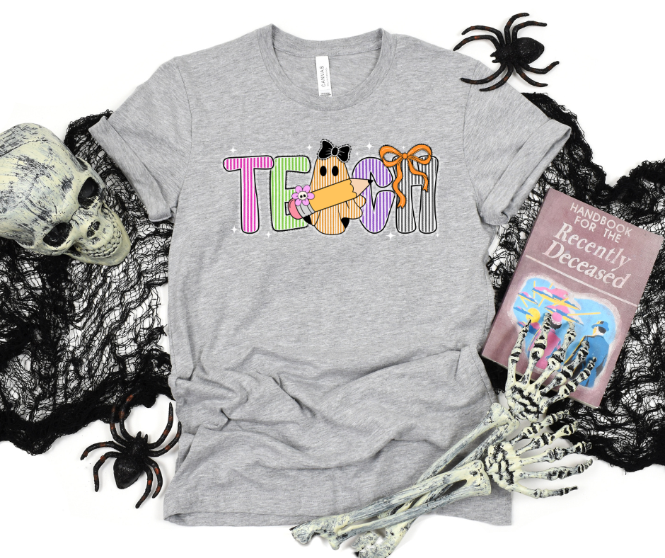 Preppy Teach Boo Ghost Coquette