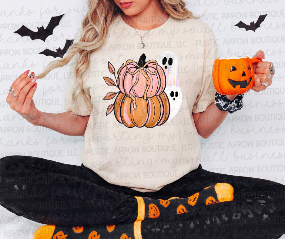 Pumpkins and Ghost