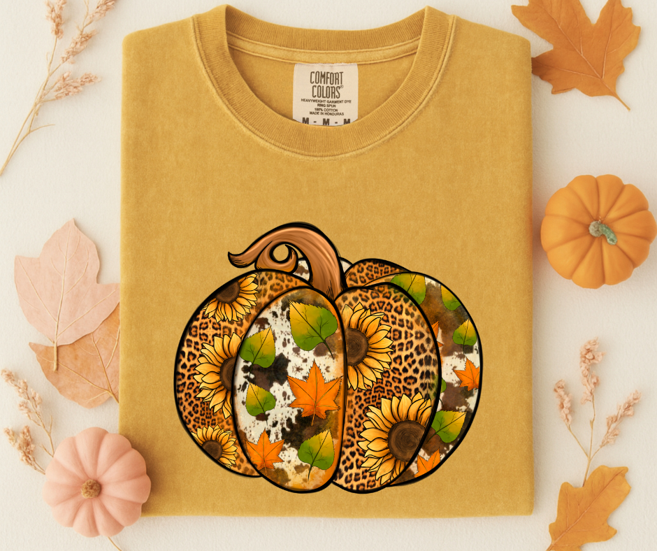 Pumpkin and Sunflowers