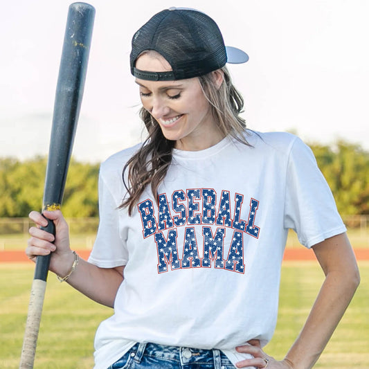 Retro Baseball Mama