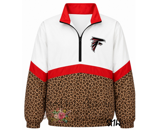 Pre-Order-Red and Black Falcons Leopard