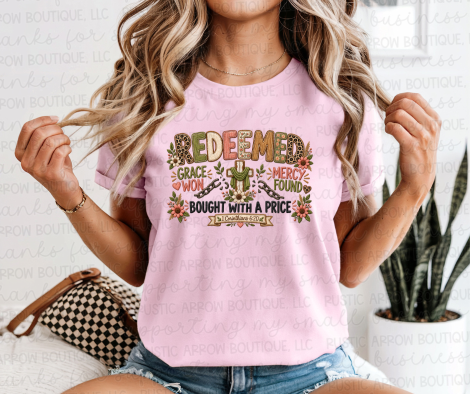 Redeemed Grace Won Mercy Found