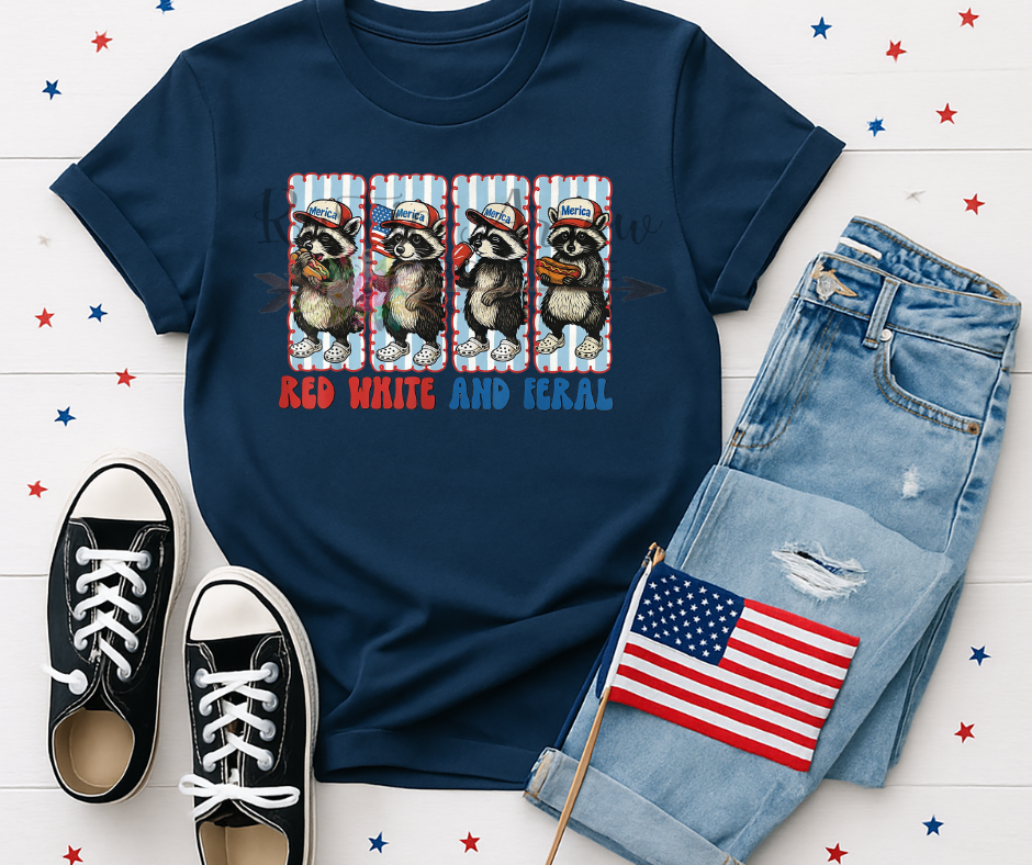 Red, White and Feral Raccoons