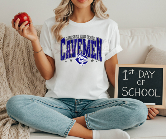 Retro Carlsbad Cavemen